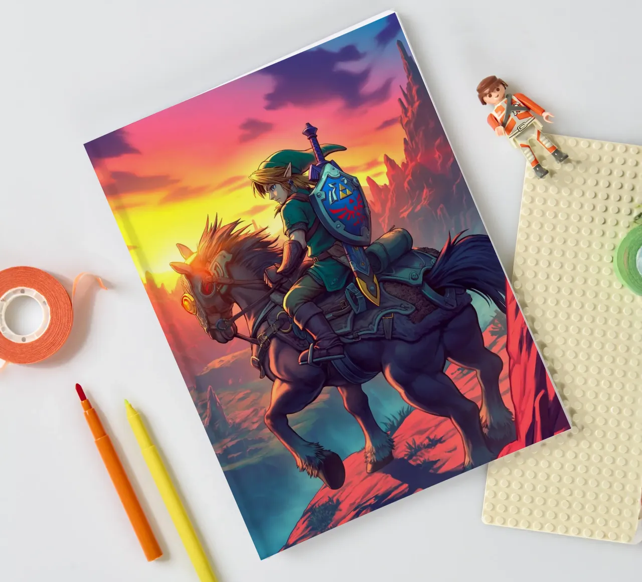 Link The Legend of Zelda notebook by Fleur de Lys