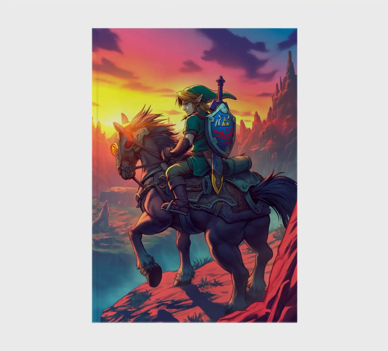 Link The Legend of Zelda notebook by Fleur de Lys