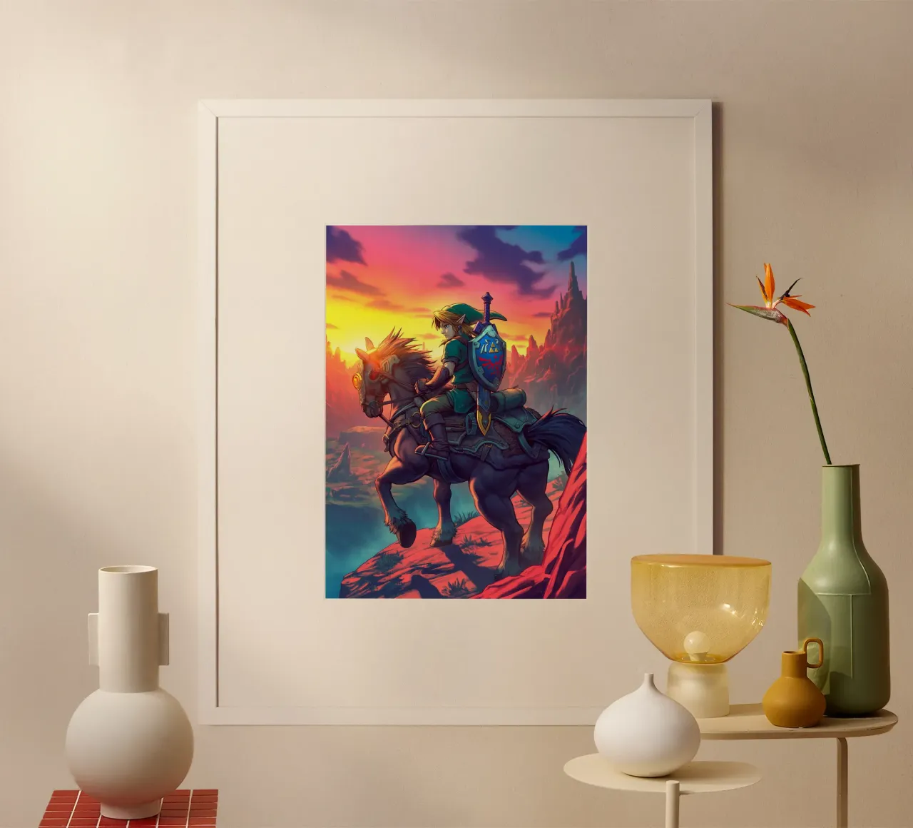 Link La leggenda di Zelda carta hahnemühle da Fleur de Lys