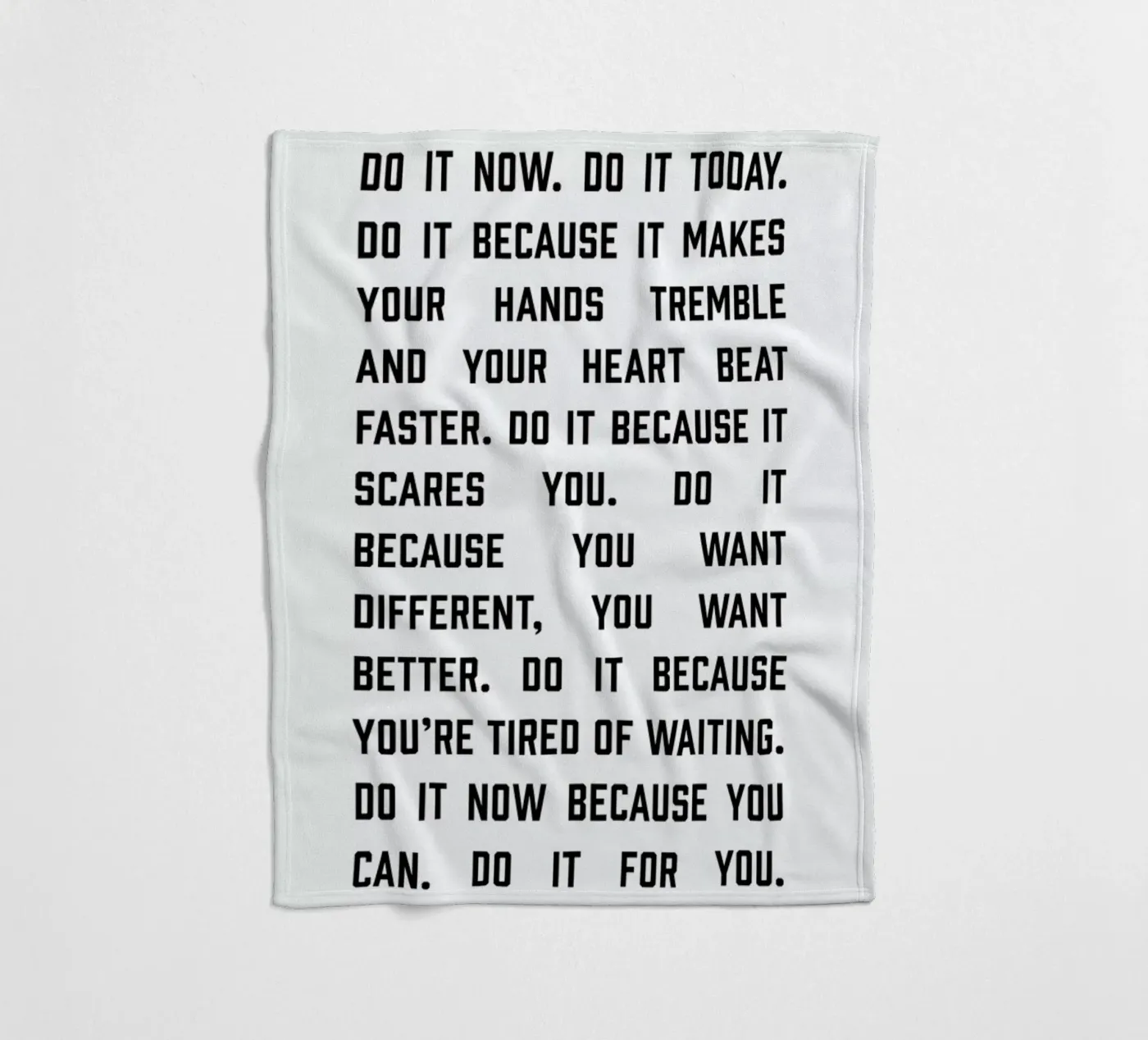 Do It Now1 Fleecedecke von The Native State