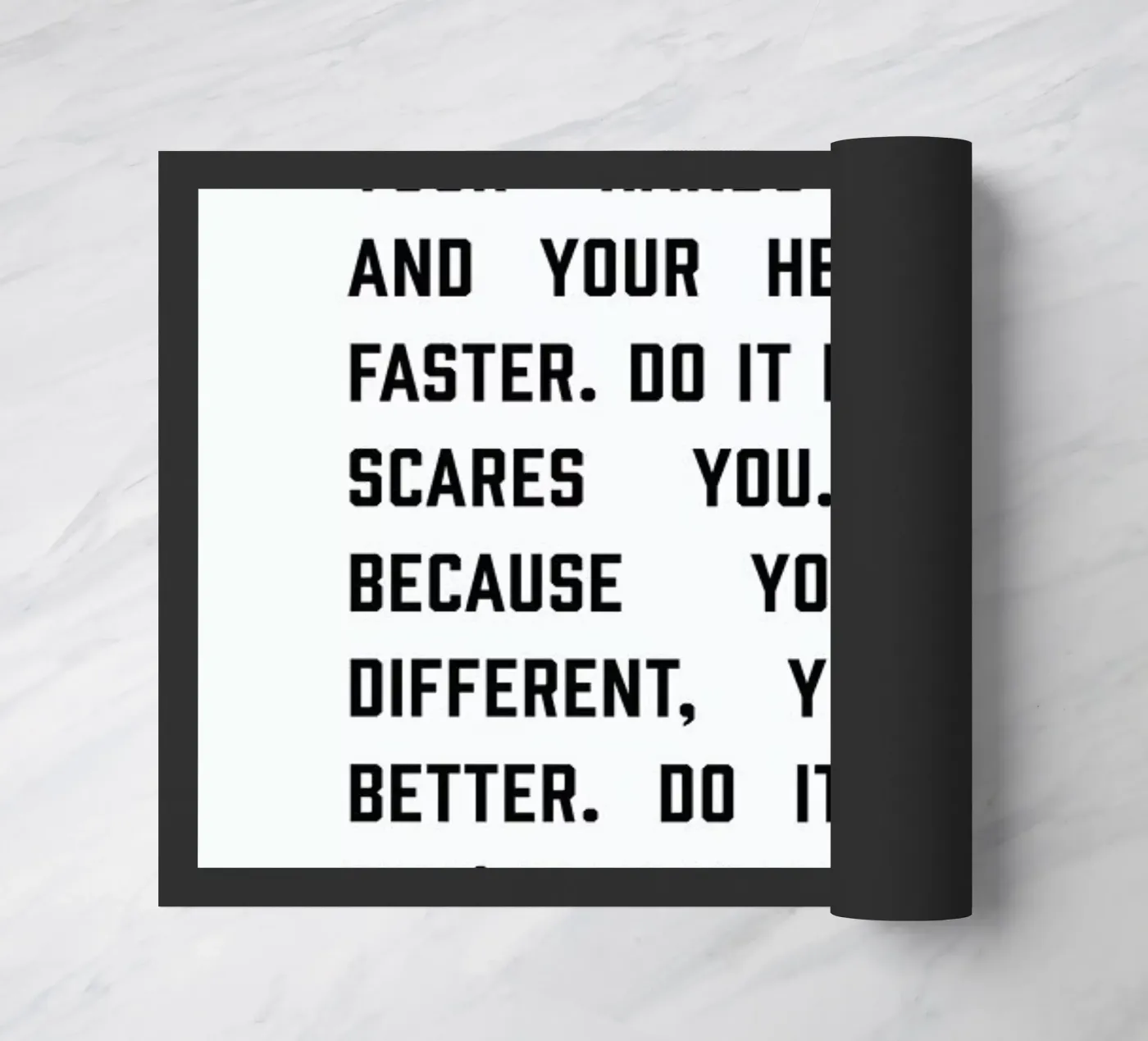 Do It Now1 Fußmatte von The Native State