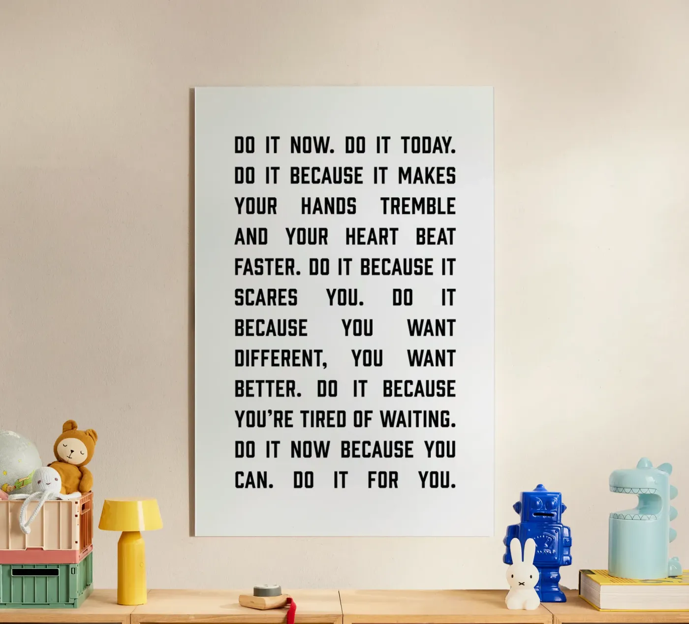 Do It Now1 acrylic glass by The Native State