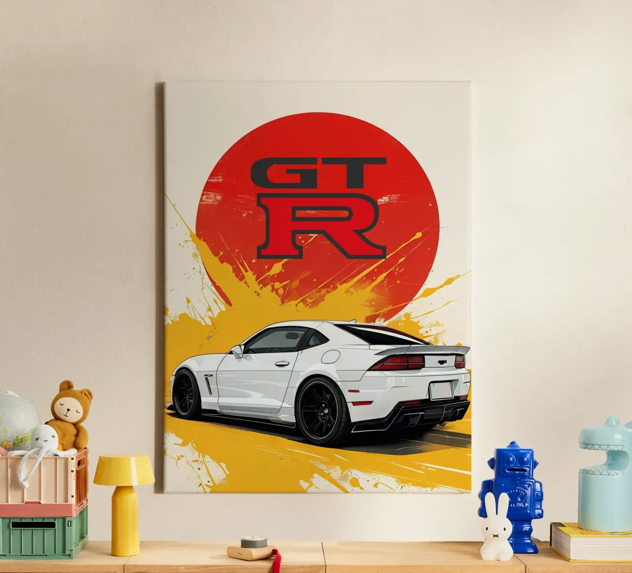 Skyline GTR canvas met Baklijst van 🥝 KIWI STORE