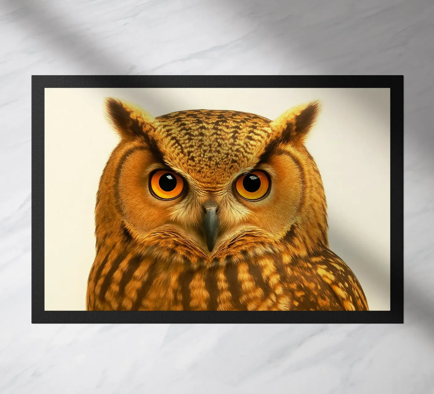 Owl Art Fußmatte von kukupuu