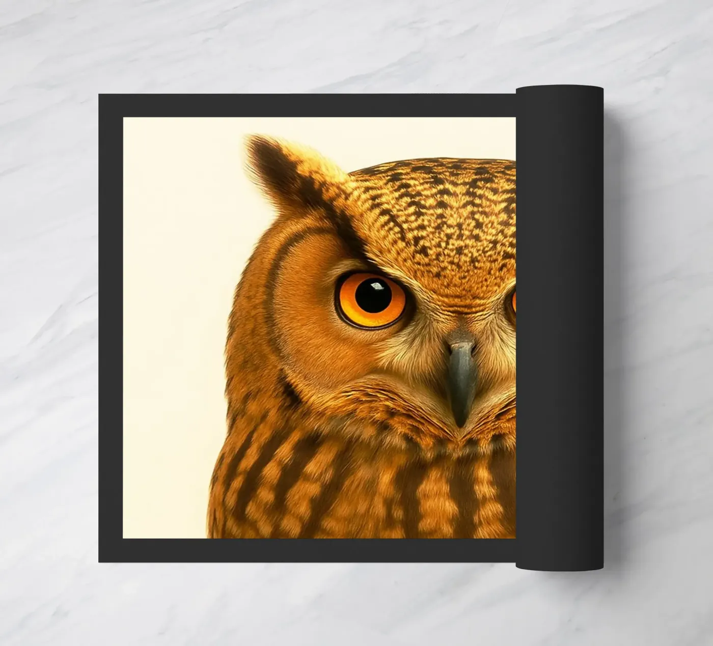Owl Art Fußmatte von kukupuu