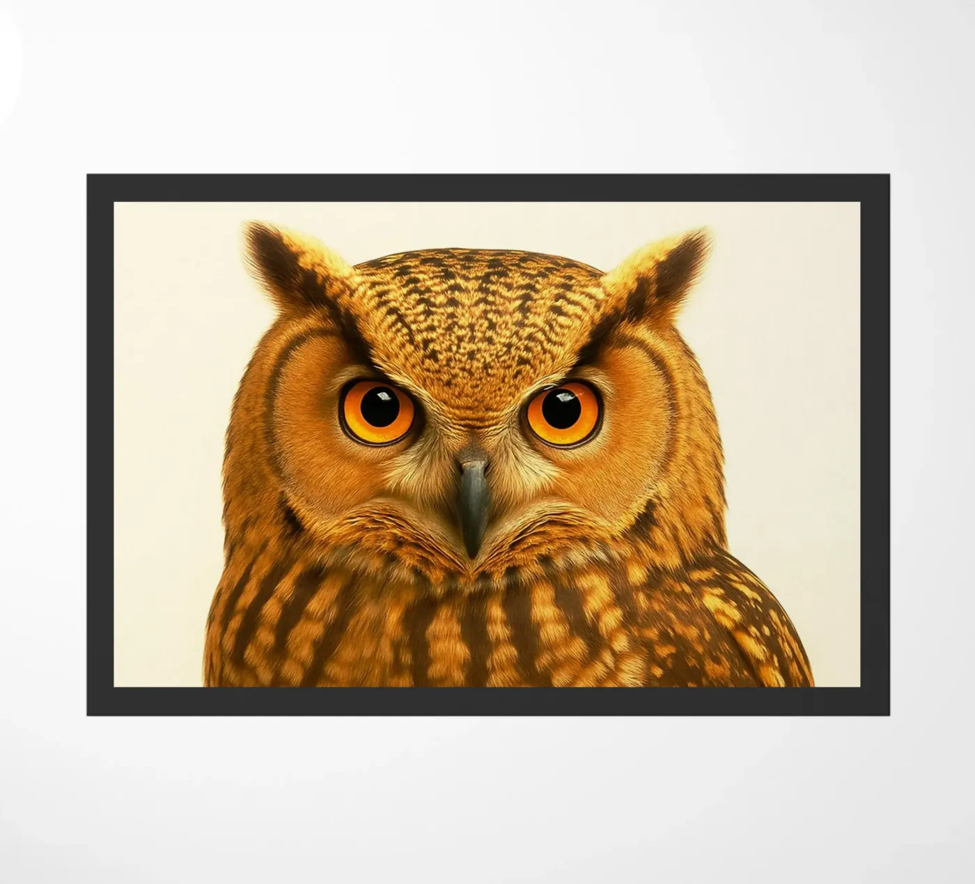Owl Art Fußmatte von kukupuu