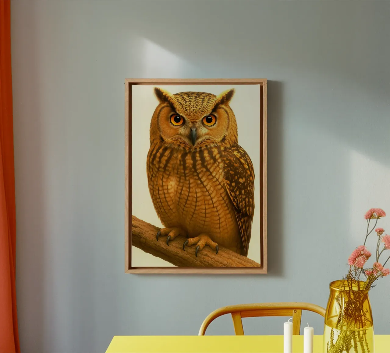 Owl Art canvas by kukupuu