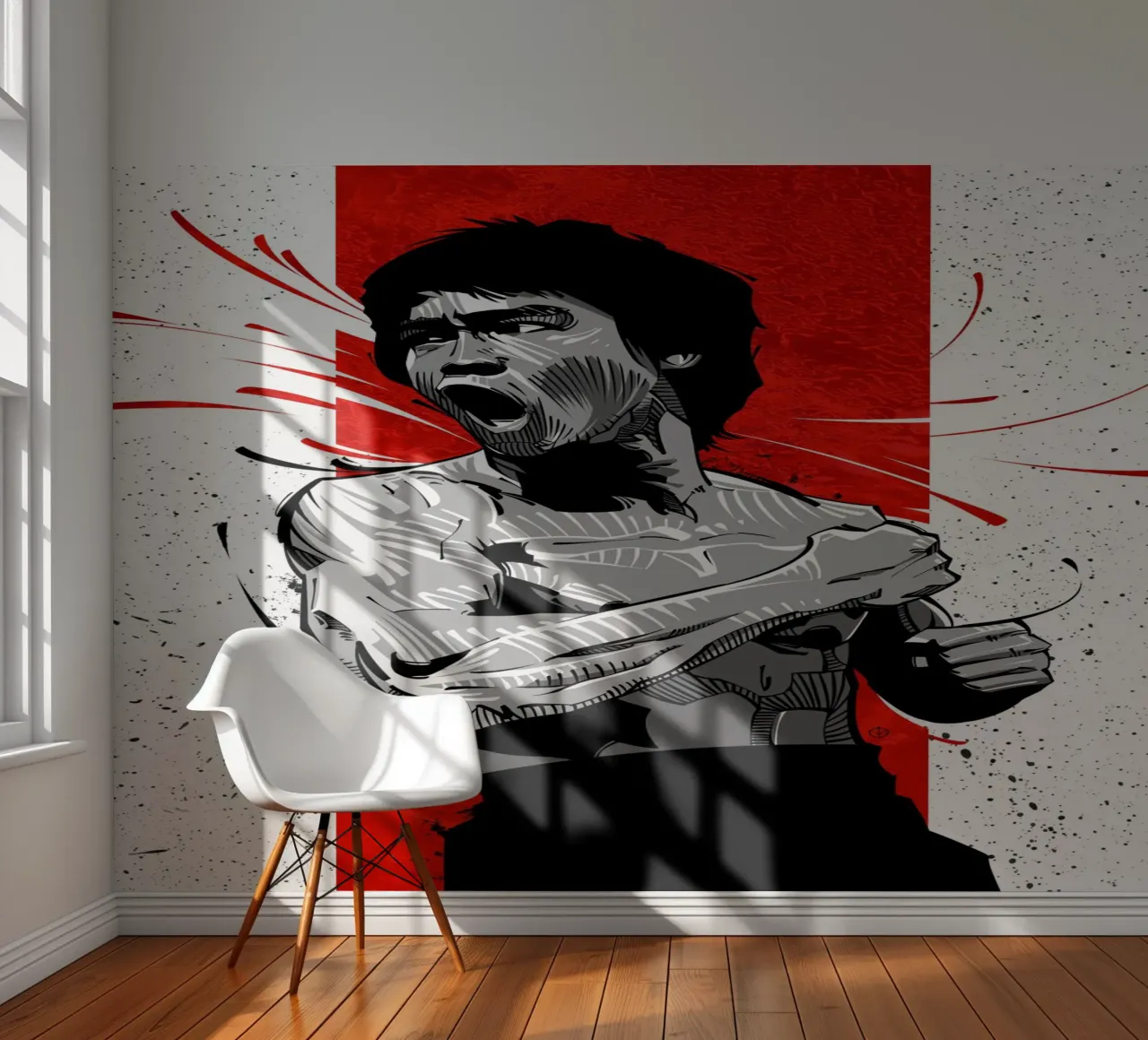 Bruce Lee I Fototapete von nabakumov