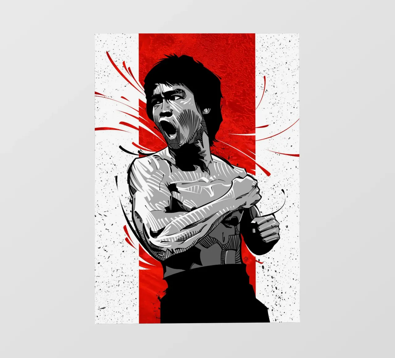 Bruce Lee I Fototapete von nabakumov