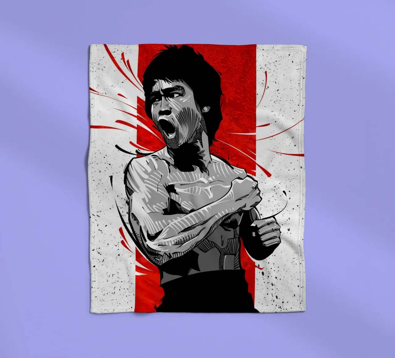 Bruce Lee I Fleecedecke von nabakumov