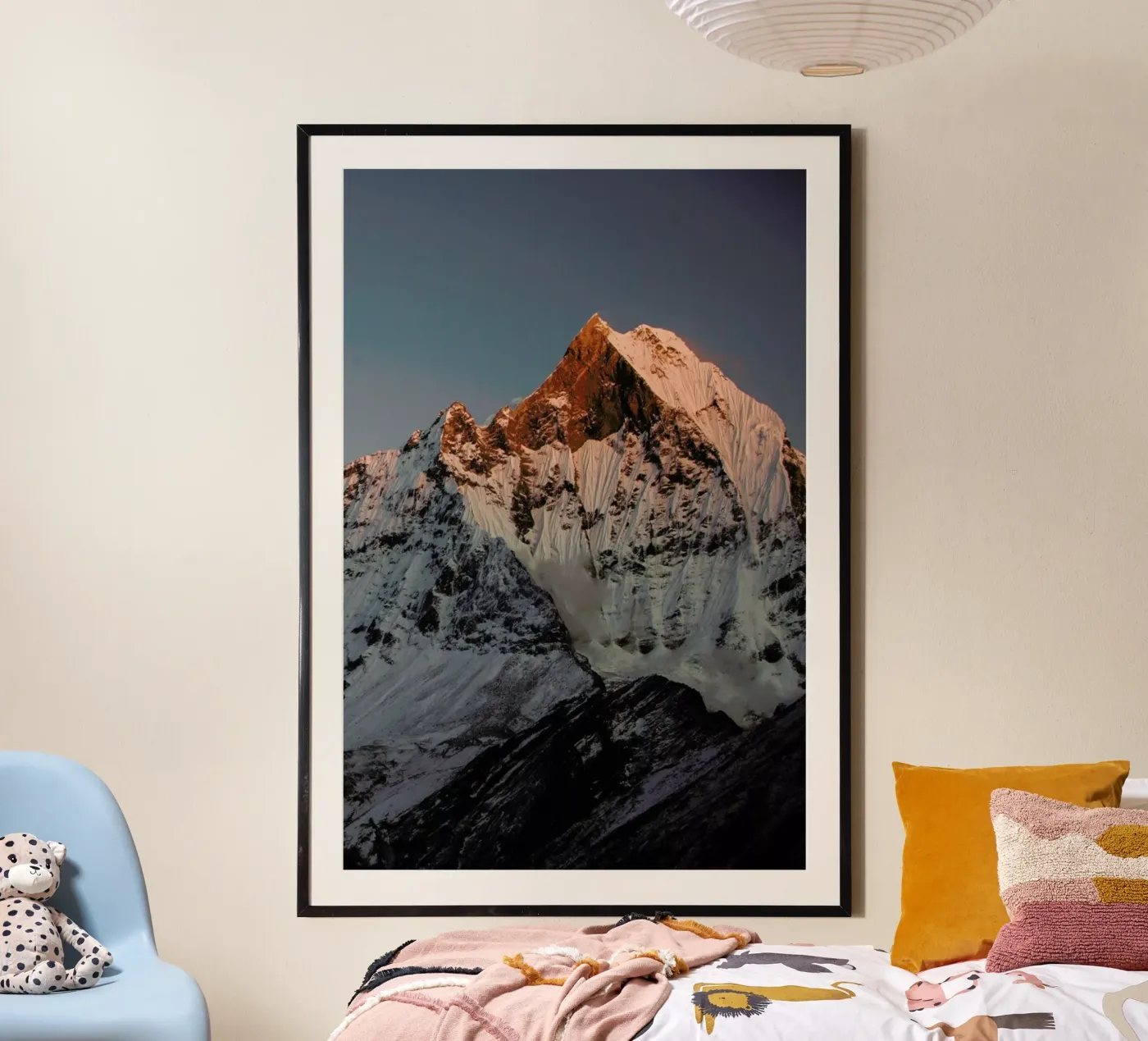 Eroded Mountain Range, Nepal Poster von EyeEm Mobile GmbH