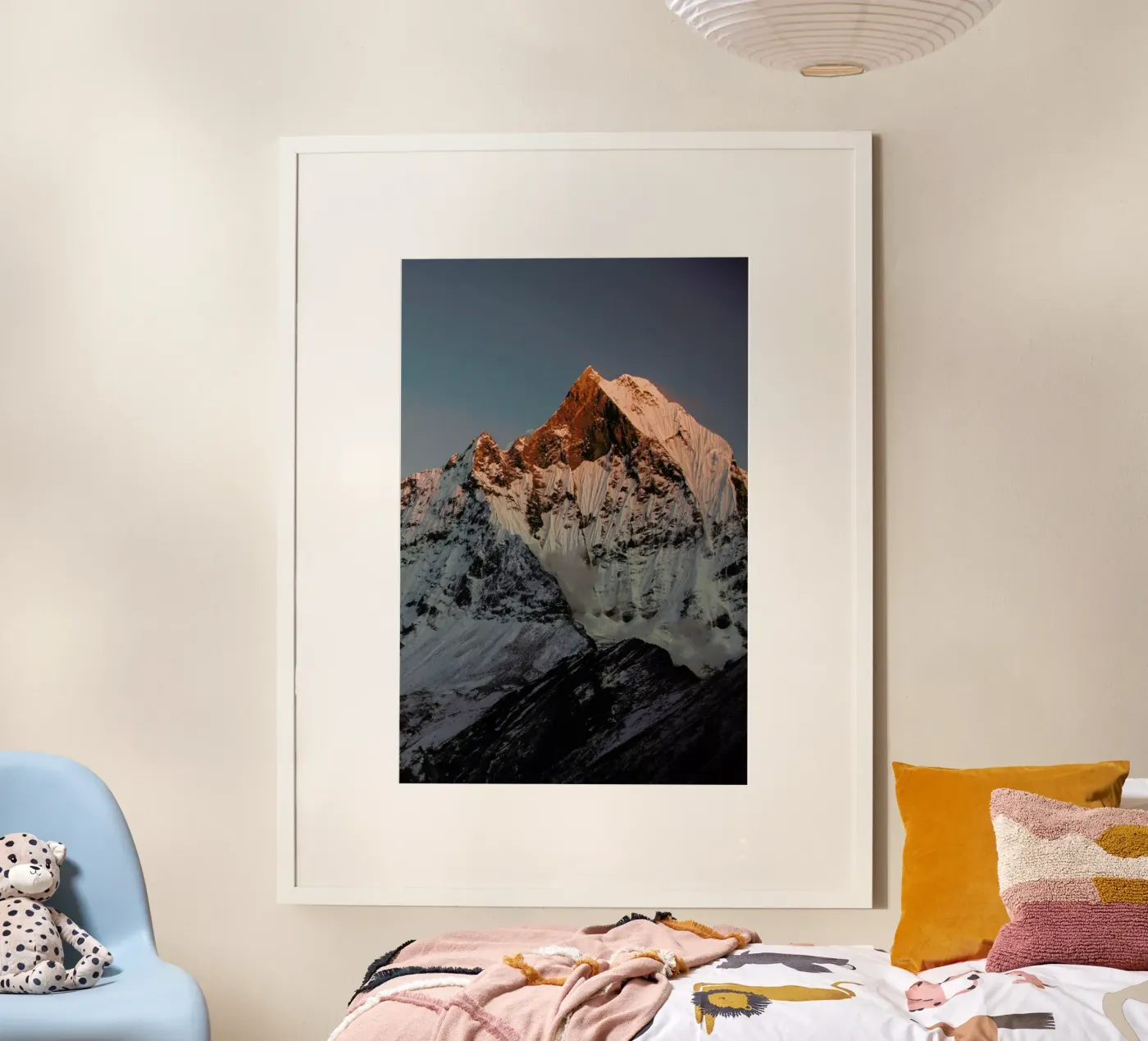 Eroded Mountain Range, Nepal Poster von EyeEm Mobile GmbH