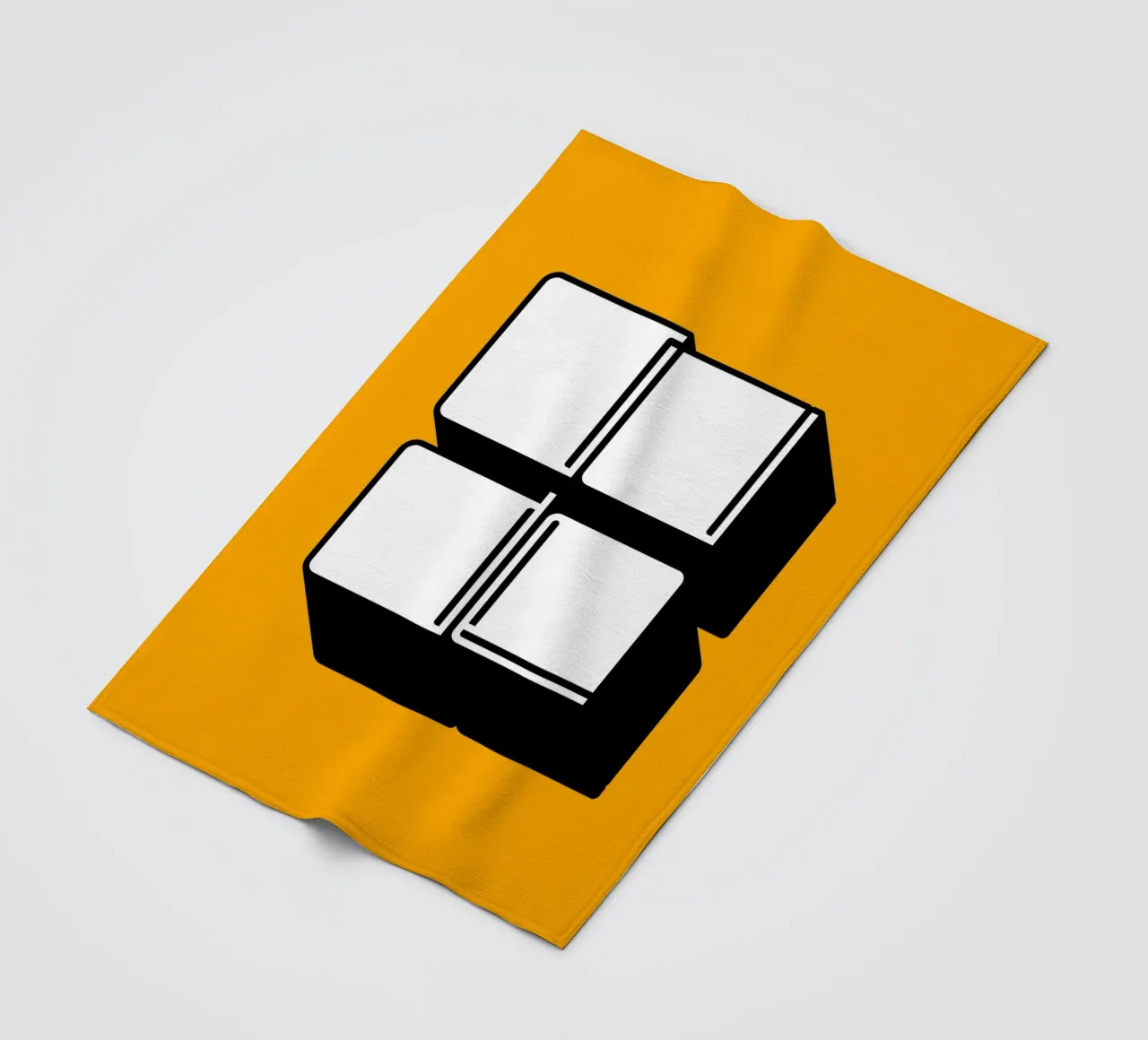 "GUDE" fleece blanket by Einfach Uebel