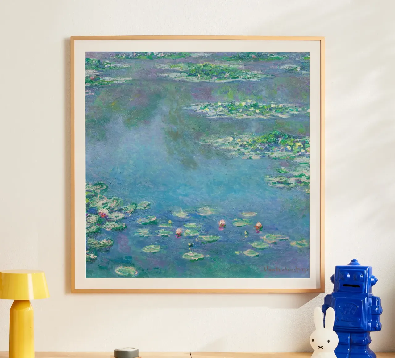 Ninfee (1840-1926) di Claude Monet carta hahnemühle da Art History