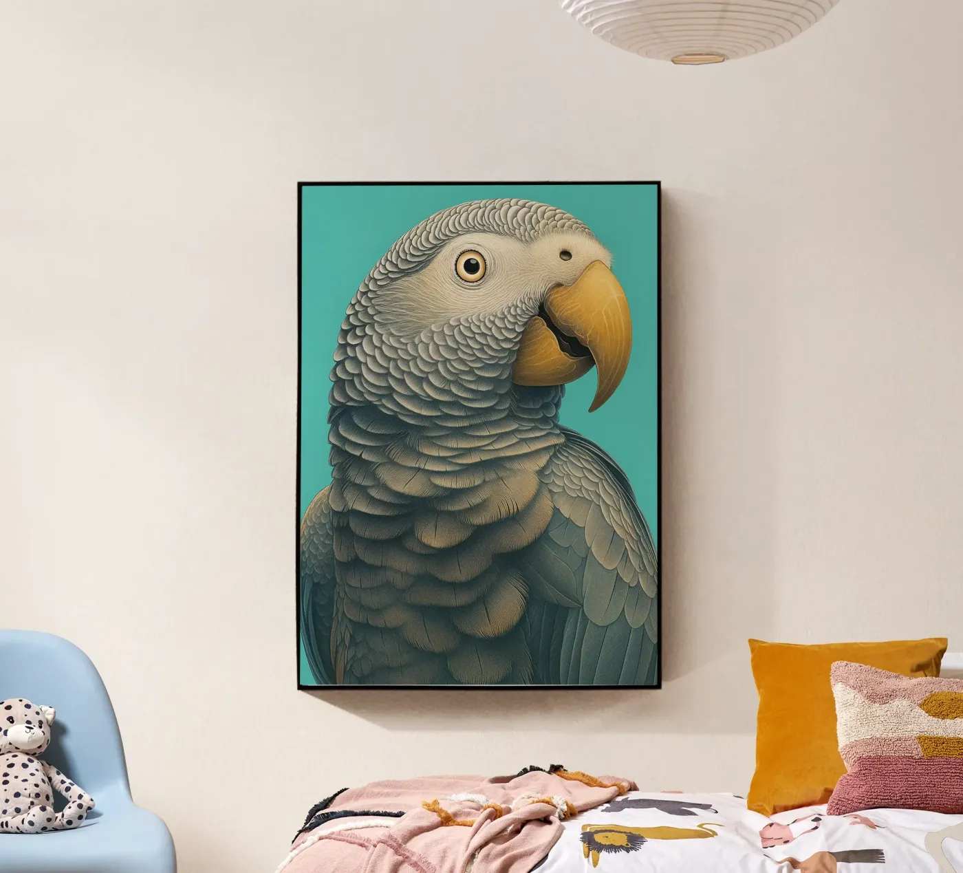 Faccia da pappagallo plexiglass da kukupuu