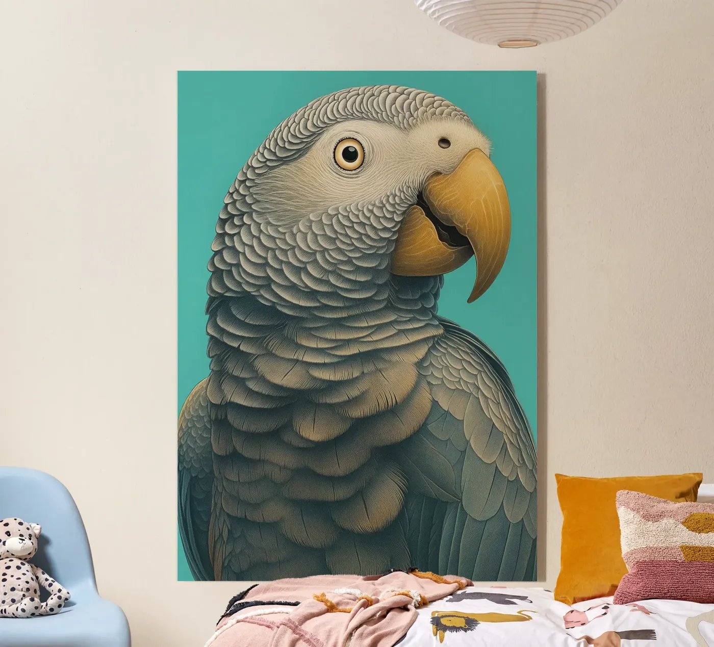 Faccia da pappagallo plexiglass da kukupuu