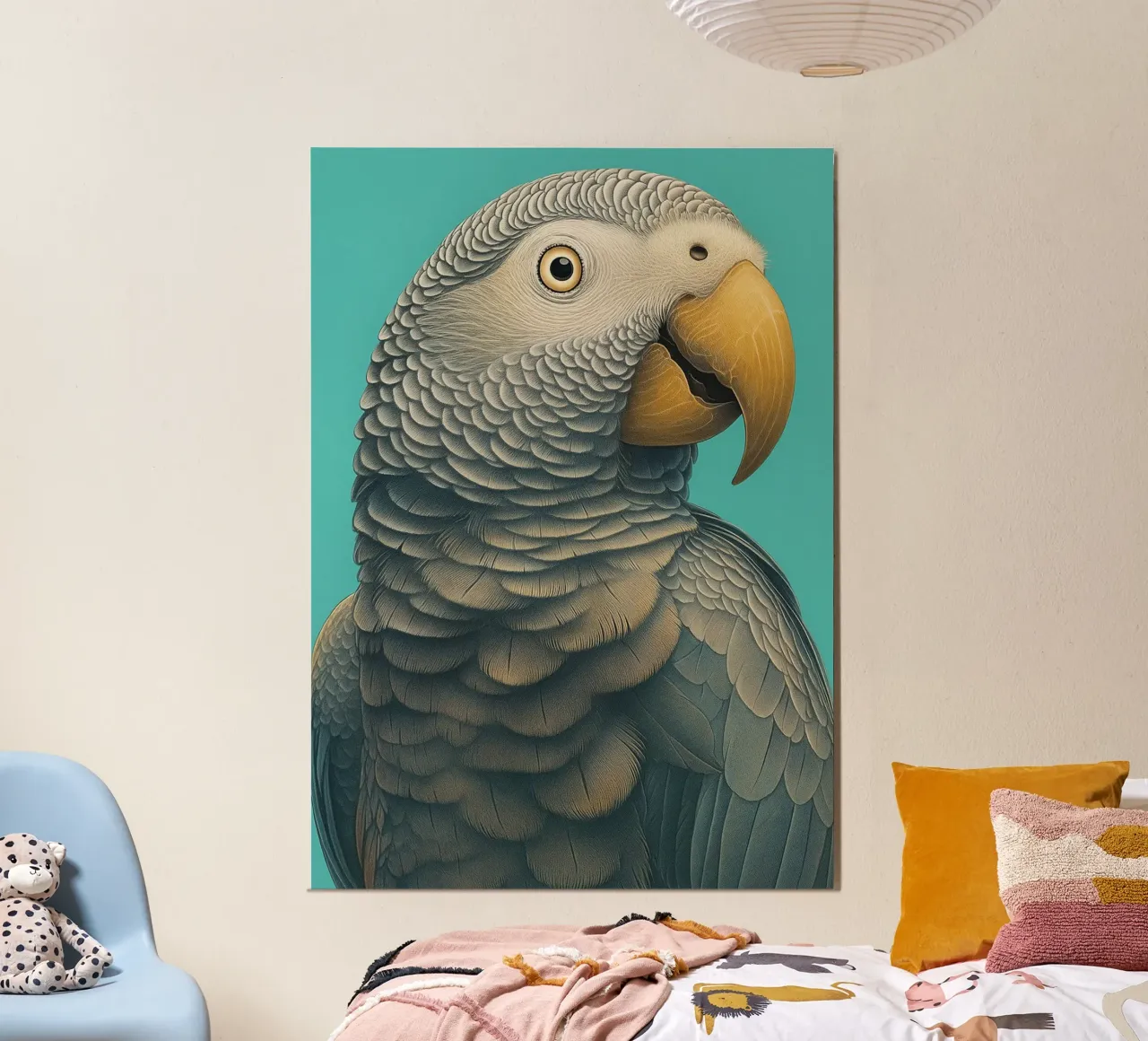 Parrot Face hahnemühle by kukupuu