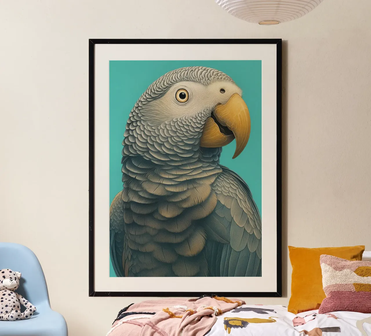 Parrot Face hahnemühle by kukupuu