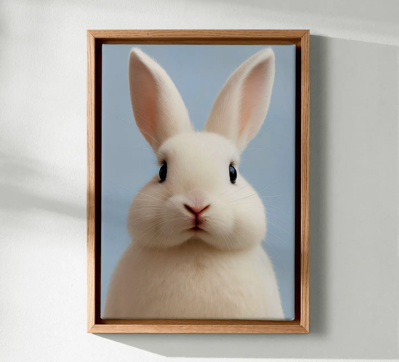 Rabbit Face canvas van kukupuu