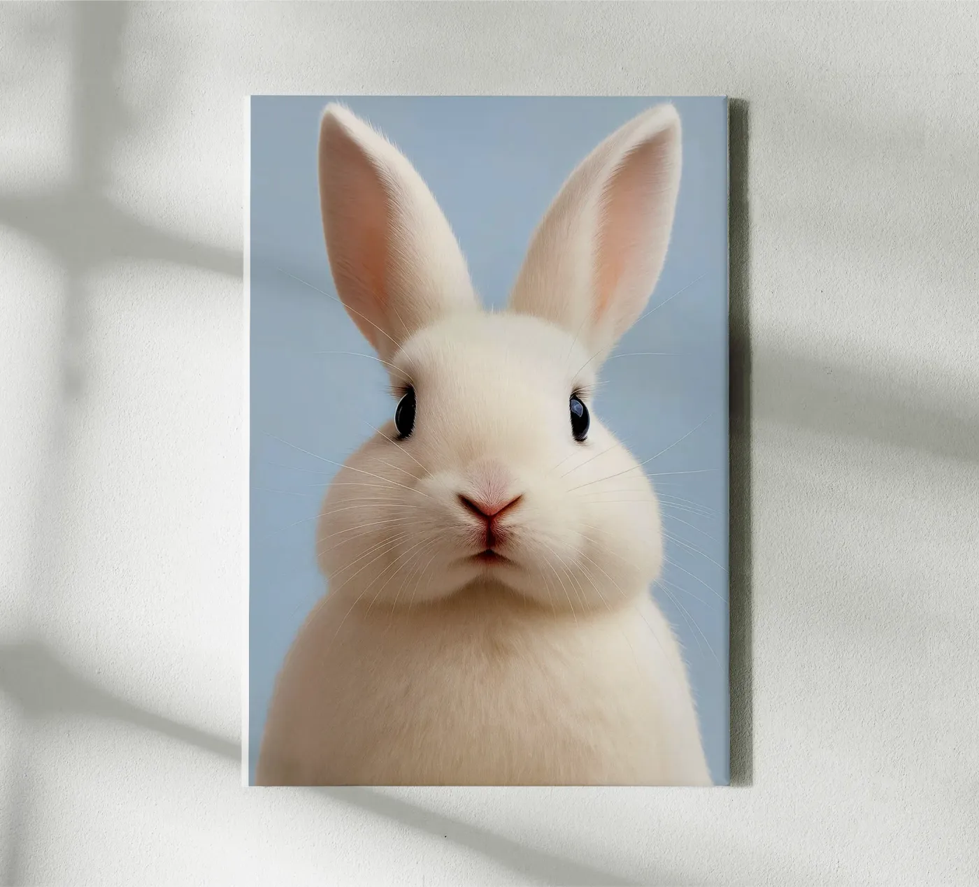 Rabbit Face canvas van kukupuu