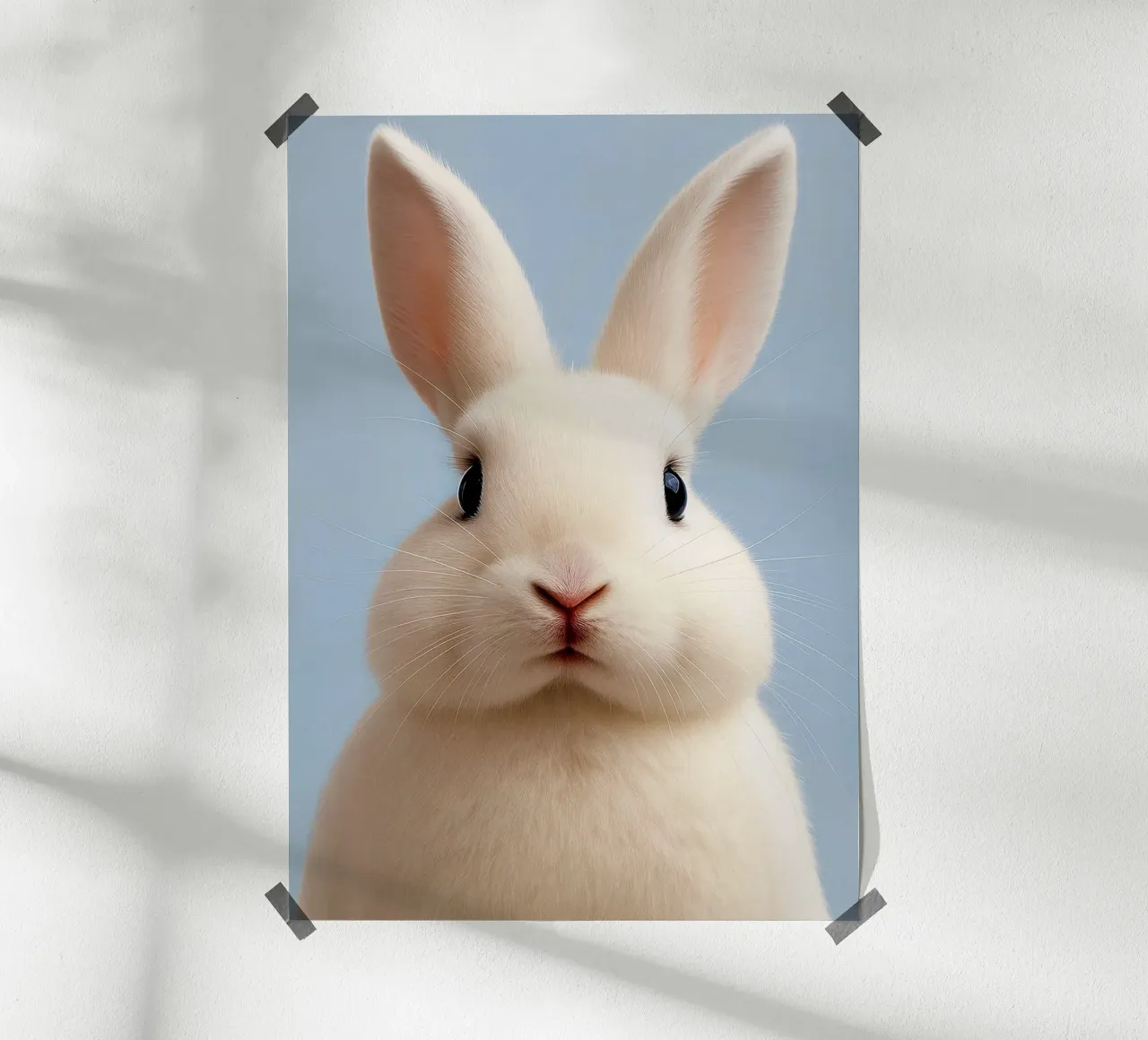 Rabbit Face poster by kukupuu