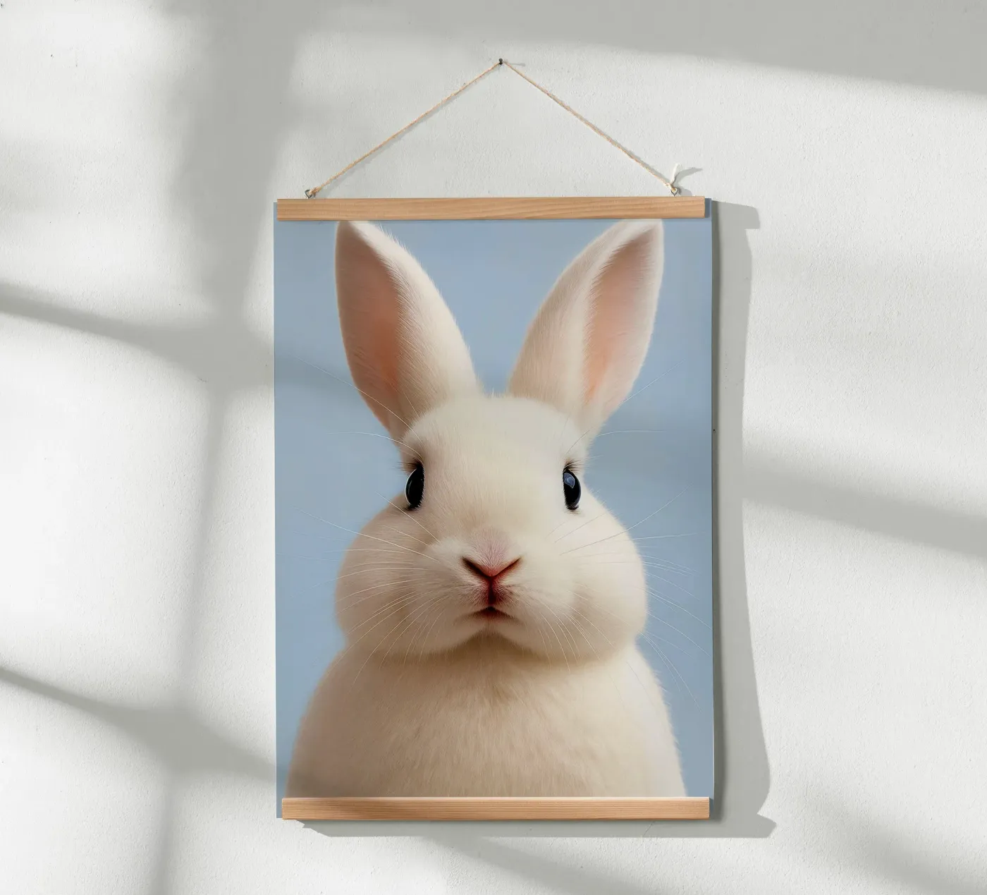 Rabbit Face Poster von kukupuu