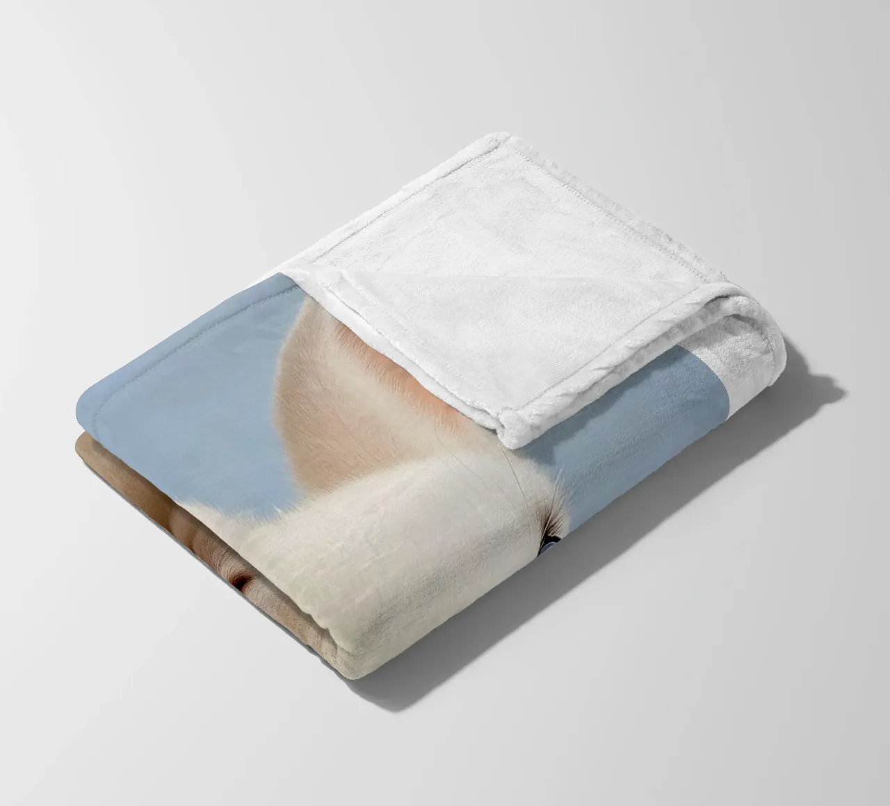 Faccia di coniglio coperta in pile da kukupuu