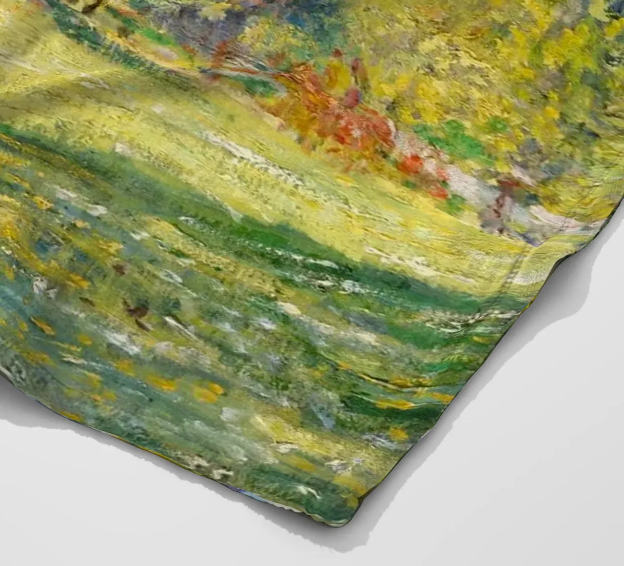 The Parc Monceau (1876) by Claude Monet fleece blanket by Venus Art