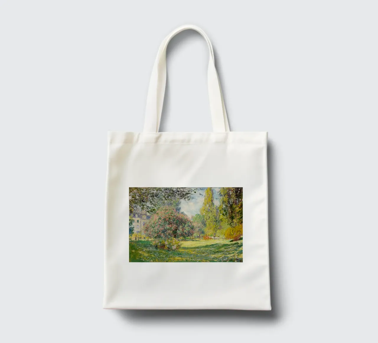 The Parc Monceau (1876) by Claude Monet tote bag by Venus Art