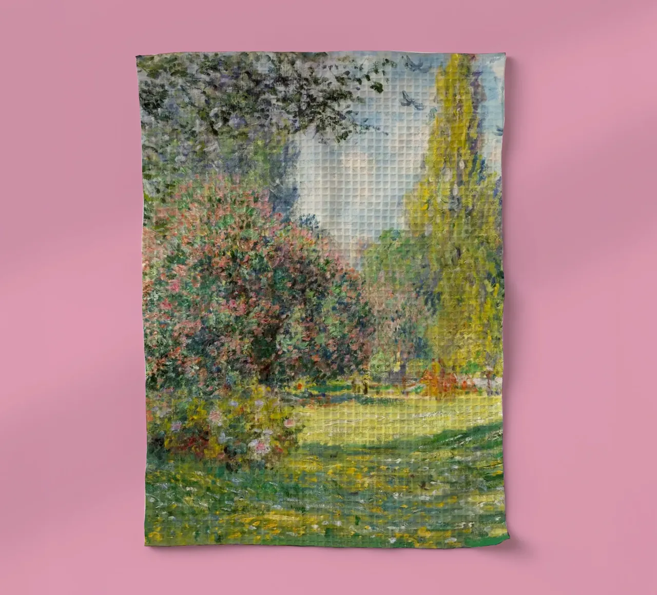 Le parc Monceau (1876) de Claude Monet torchon de Venus Art
