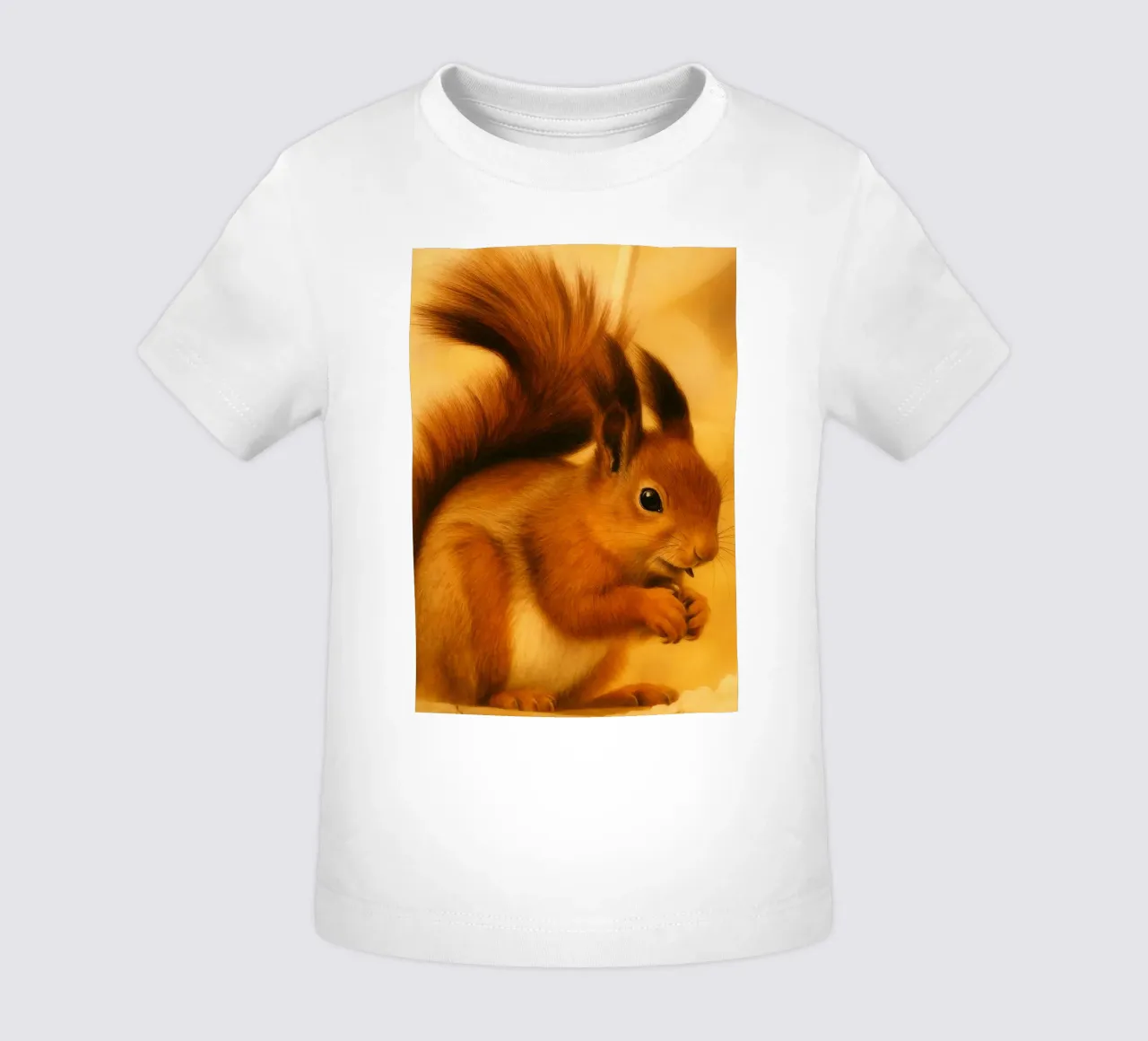 Eichhörnchen Lustiges Gesicht Baby T-Shirt von kukupuu