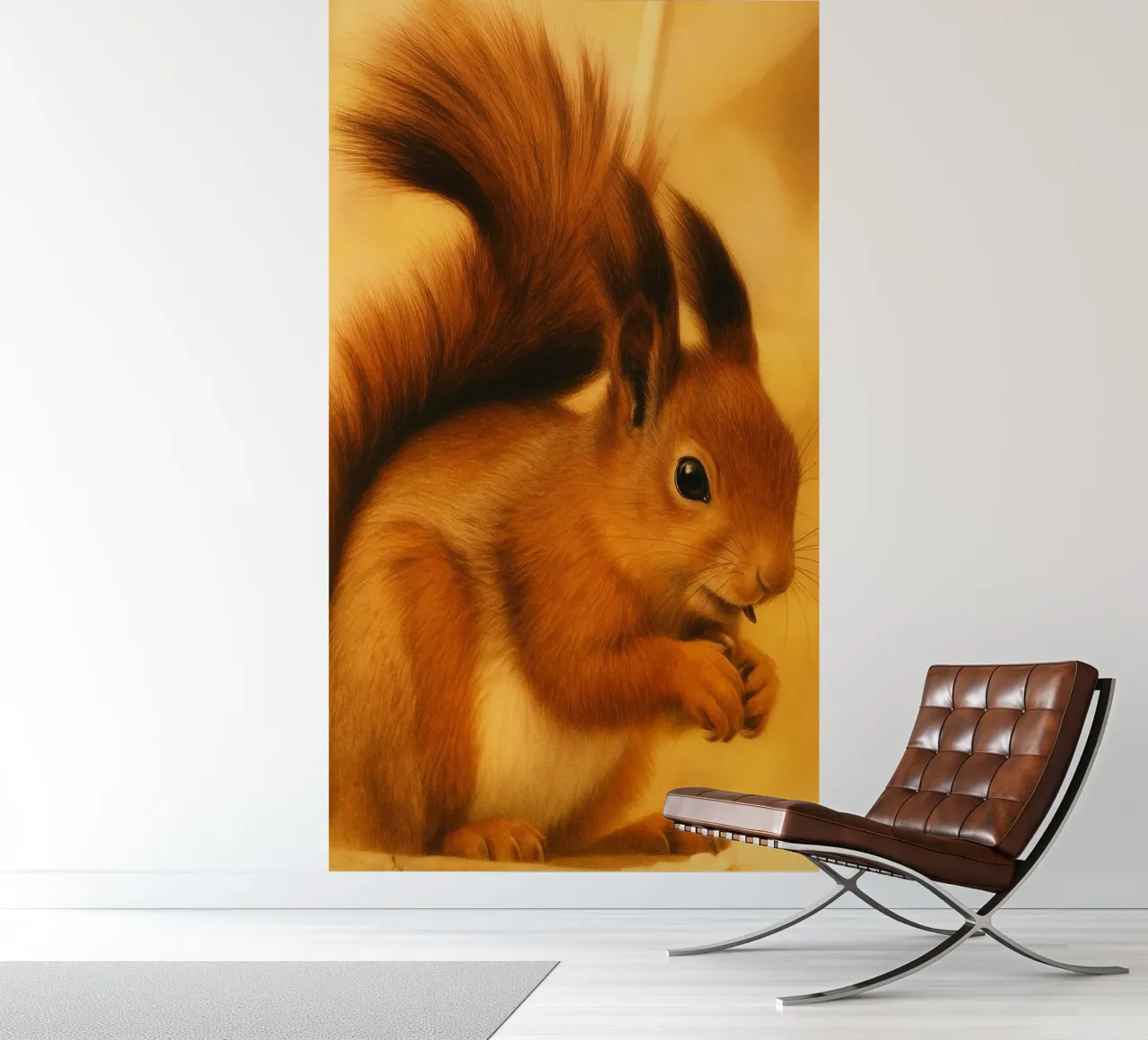 Eichhörnchen Lustiges Gesicht Fototapete von kukupuu