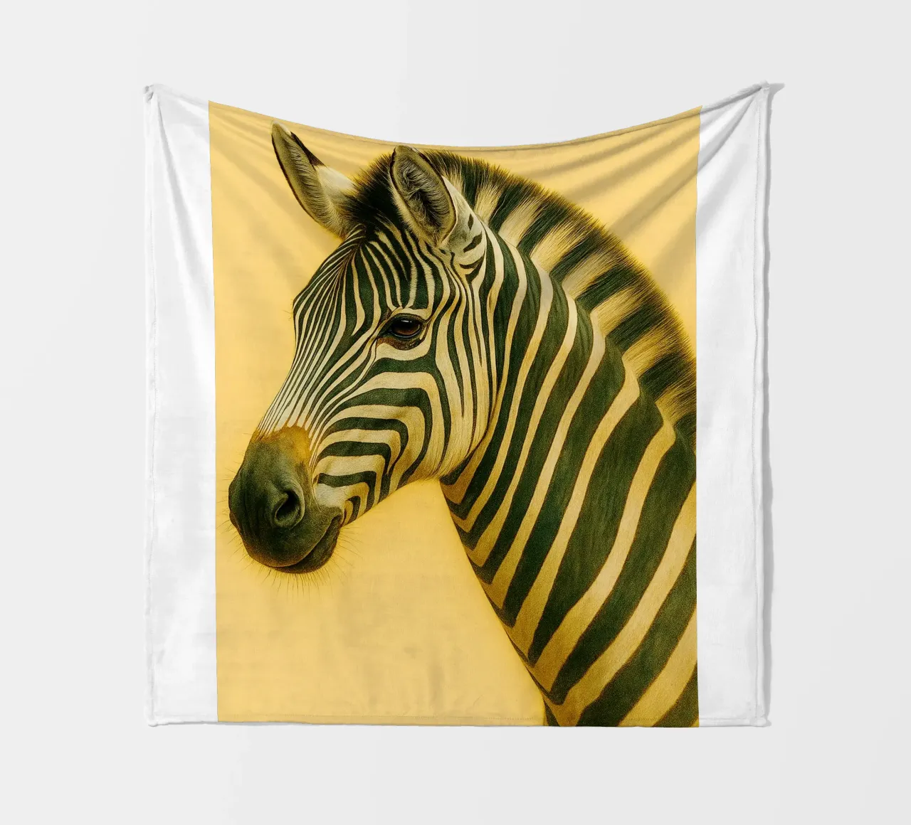 Zebra Face coperta in pile da kukupuu