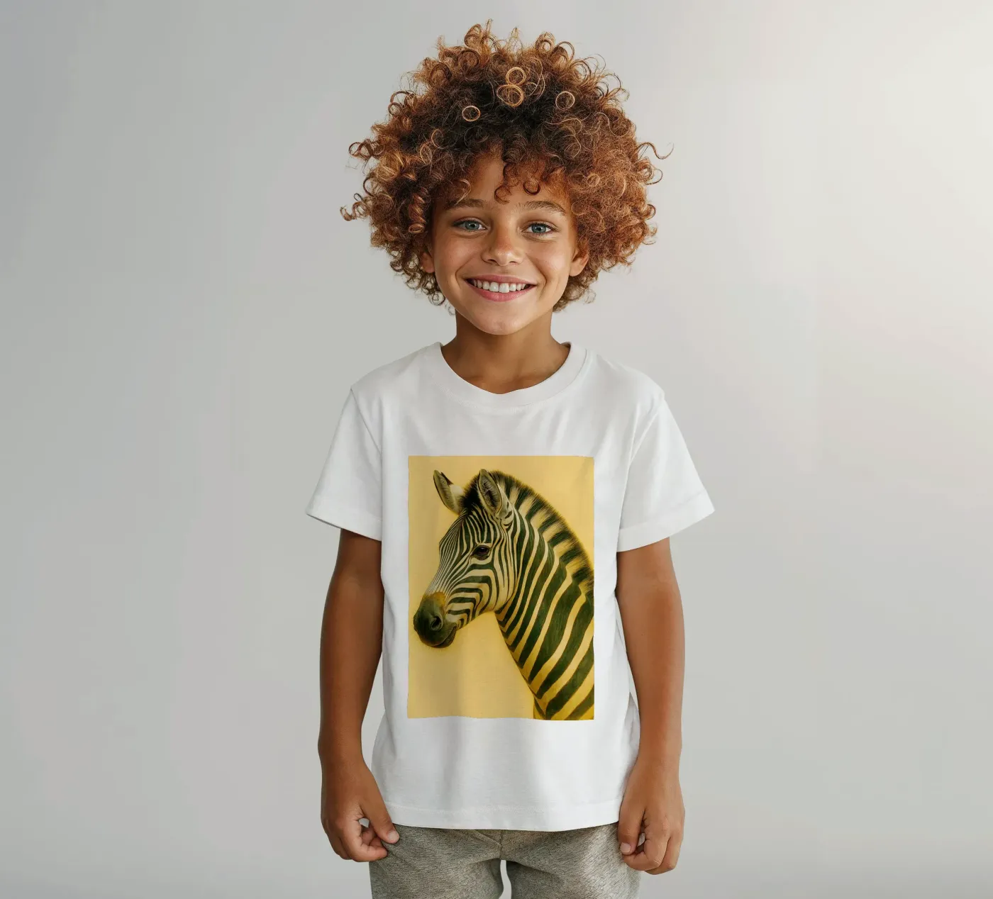 Zebra Face t-shirt bambini da kukupuu
