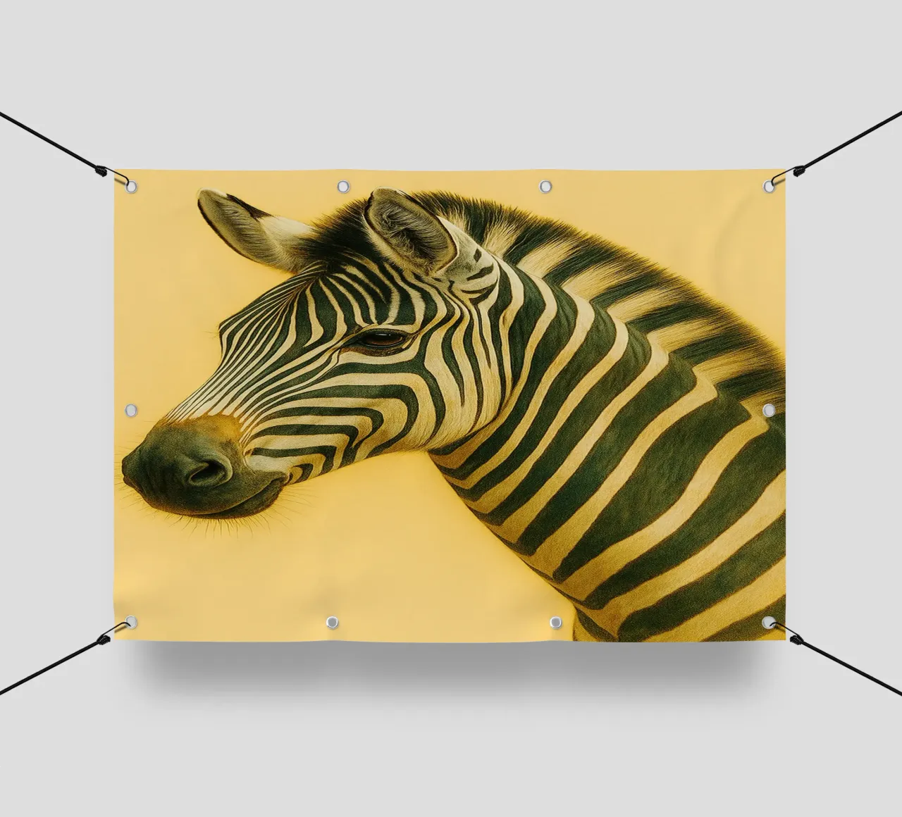 Zebra Face telo in pvc da kukupuu
