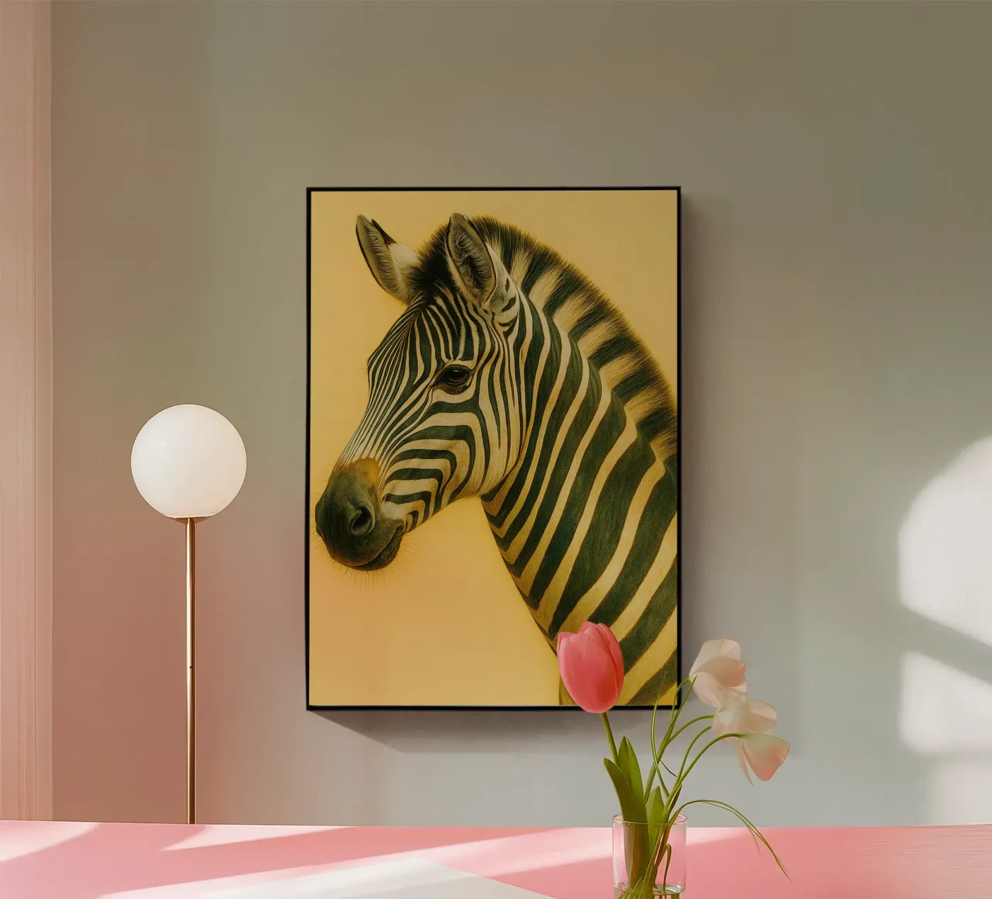 Zebra Face plexiglass da kukupuu