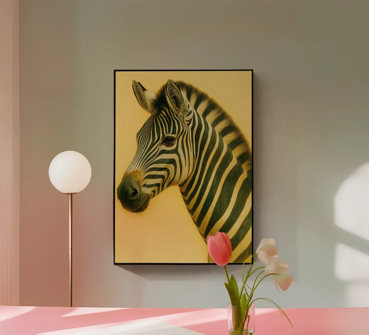 Zebra Face plexiglass da kukupuu