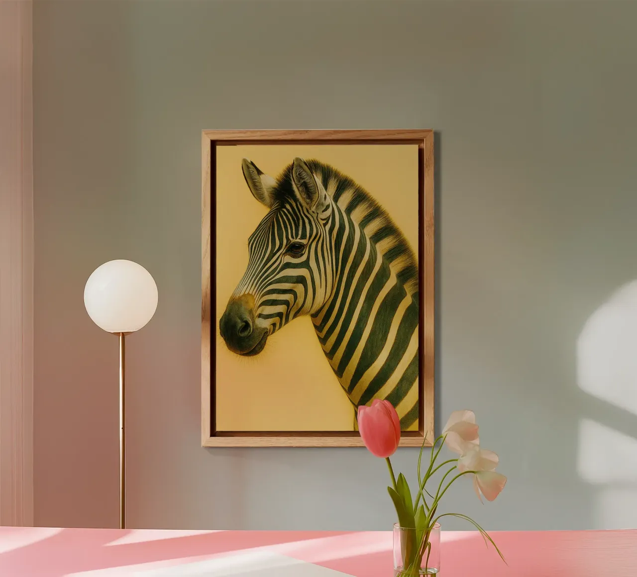 Zebra Face alluminio dibond da kukupuu