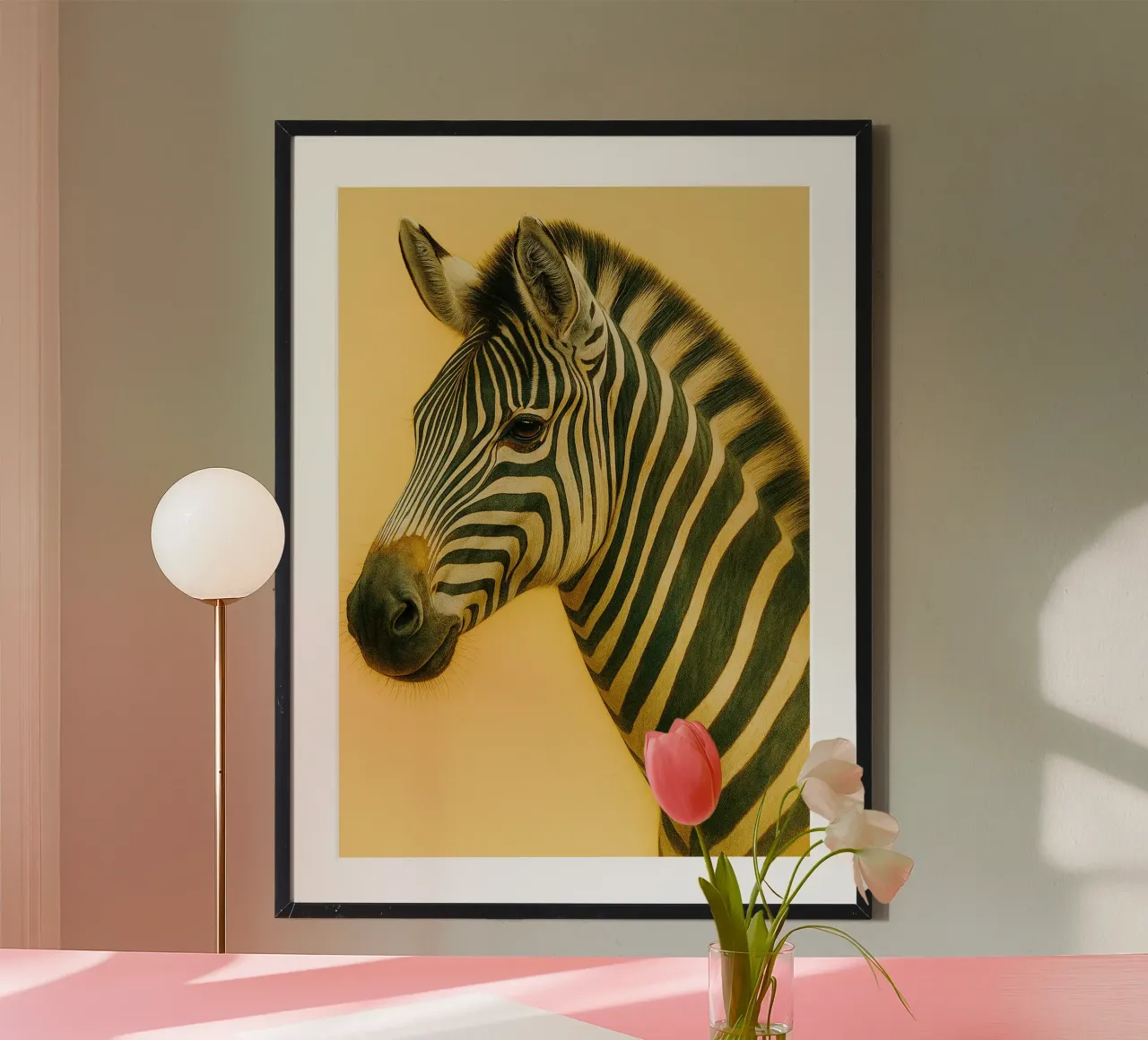 Zebra Face carta hahnemühle da kukupuu
