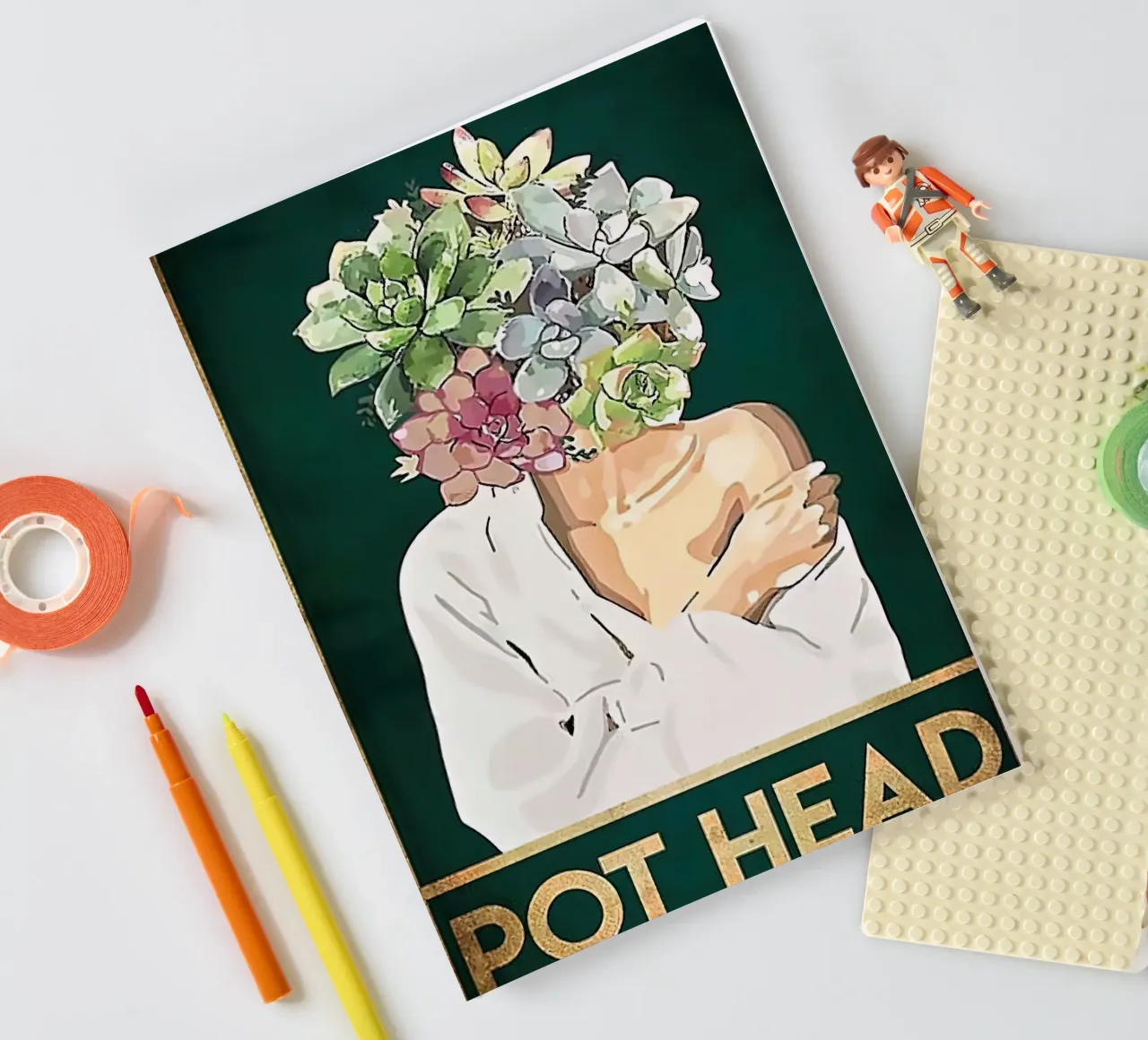 Pot Head notebook by Aaronshop