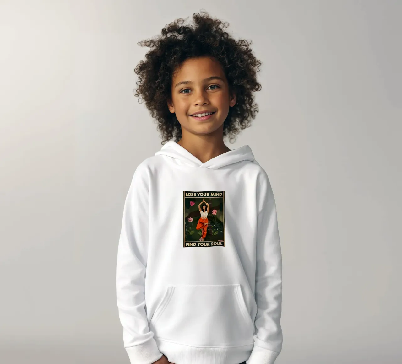 Donna Perdi la tua mente Trova la tua anima felpa bambino con cappuccio da Aaronshop