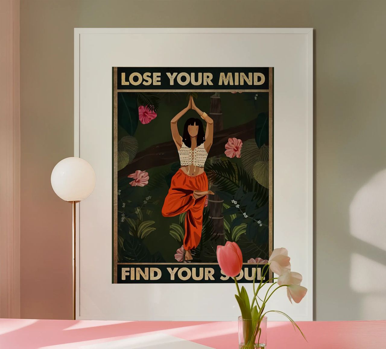 Vrouw Verlies je verstand Vind je ziel poster van Aaronshop