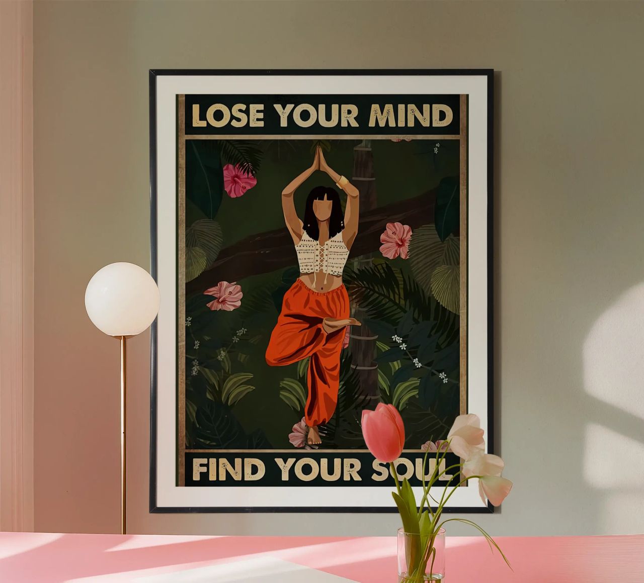 Vrouw Verlies je verstand Vind je ziel poster van Aaronshop