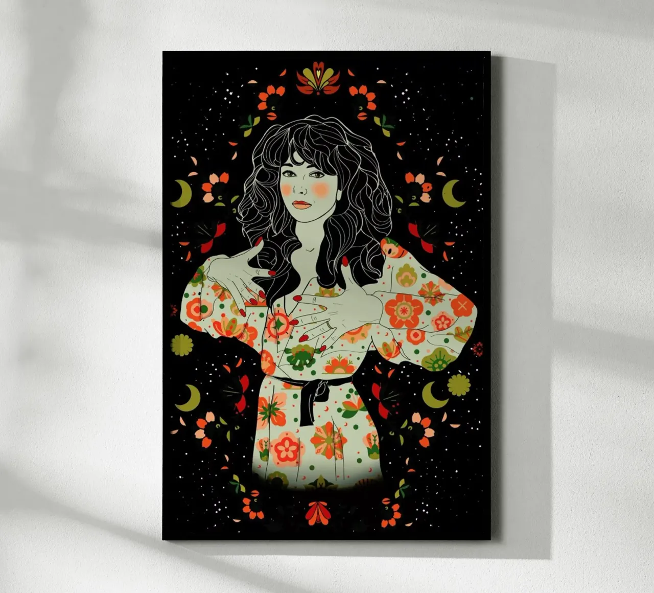 Kate Bush poster con telaio in alluminio da Nettsch