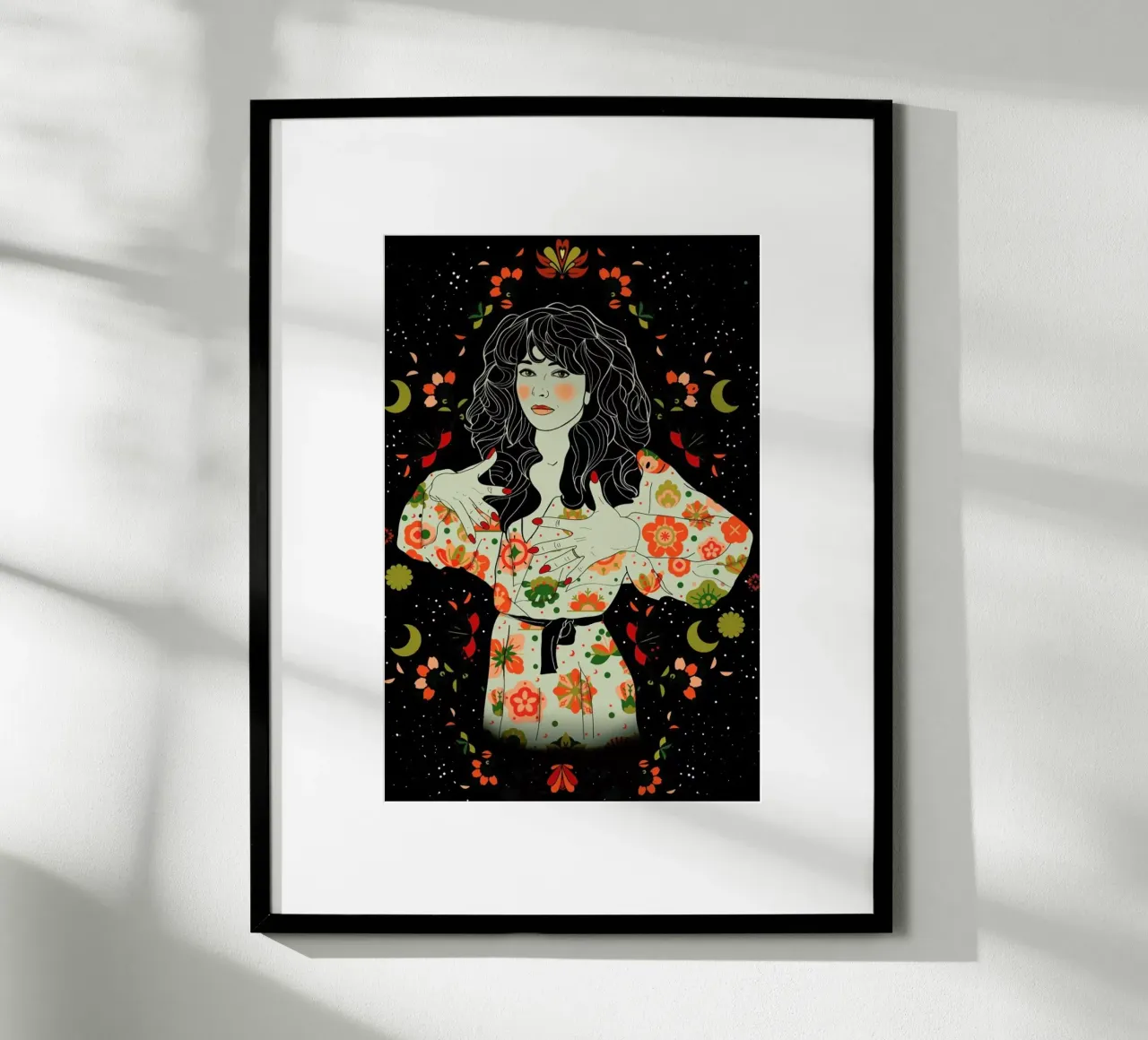 Kate Bush poster con telaio in alluminio da Nettsch