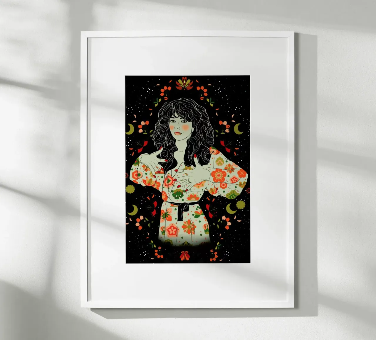 Kate Bush poster con telaio in alluminio da Nettsch