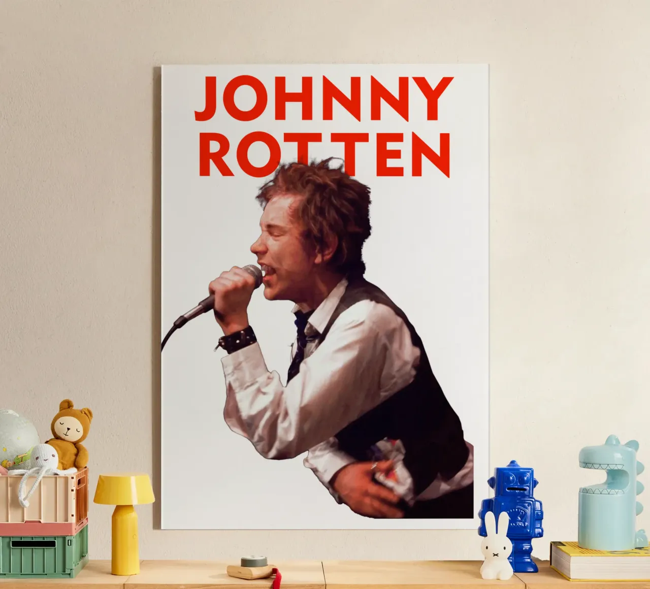 Johnny Rotten plexiglass da Theidolastore