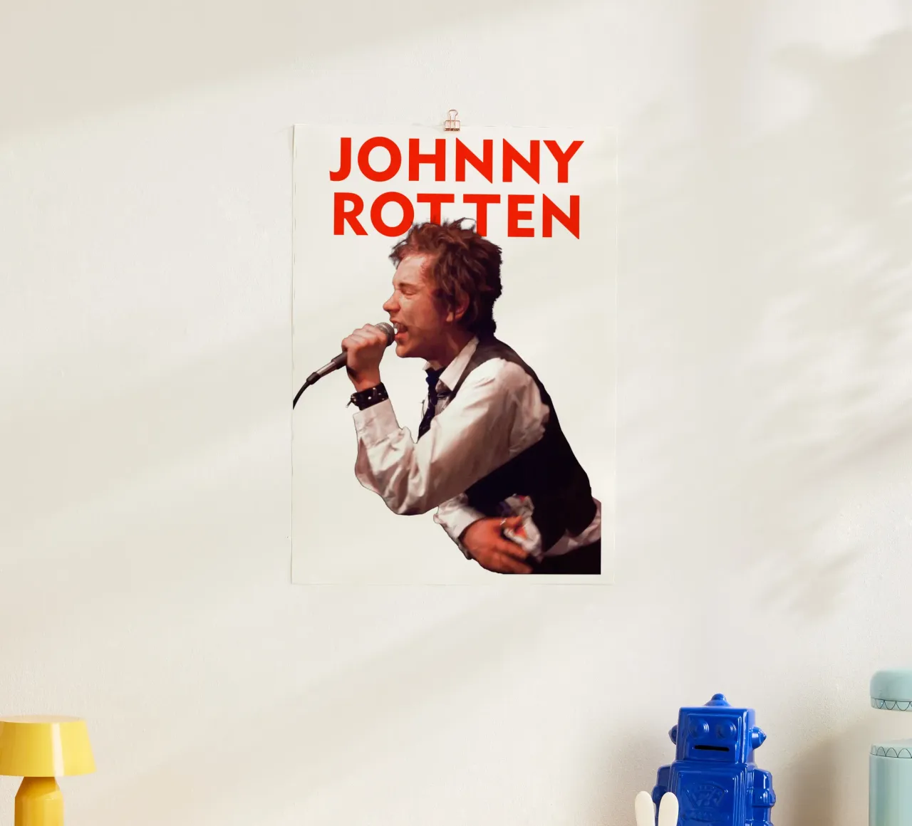 Johnny Rotten carta hahnemühle da Theidolastore