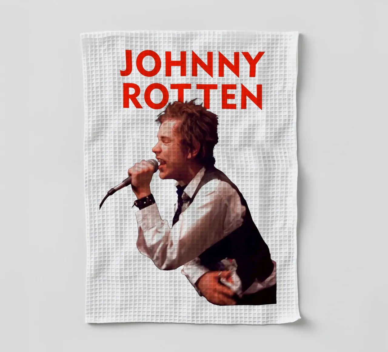 Johnny Rotten canovaccio da cucina da Theidolastore