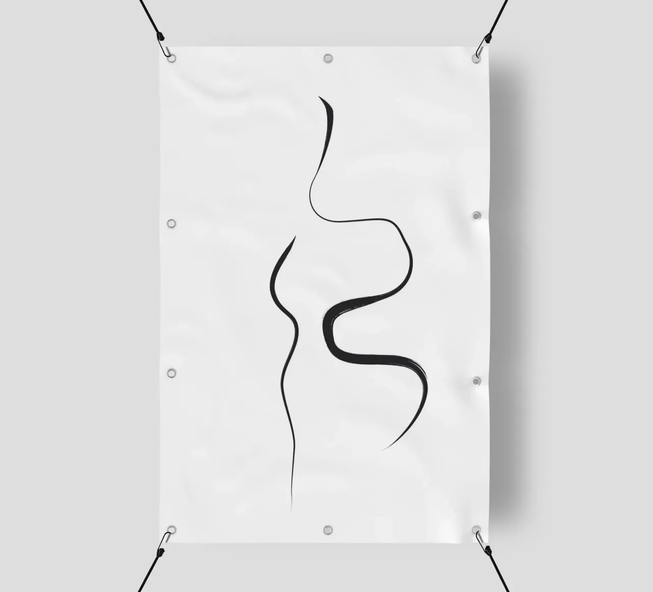 Colpi neri 1 telo in pvc da NouveauPrints